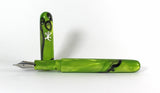 Churchill "Toxic Green" Kirinite Fountain Pen