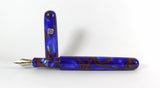 Churchill "Vivid Blue" Kirinite Fountain Pen