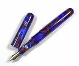 Churchill "Vivid Blue" Kirinite Fountain Pen