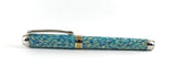 Queens Fountain pen in Conway Stewart Celeste Tiffany Casein