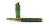 Queens Fountain pen in Conway Stewart Creme De Menthe Tiffany Casein