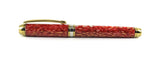 Queens Fountain pen in Conway Stewart Red Tiffany Casein
