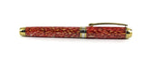 Queens Fountain pen in Conway Stewart Red Tiffany Casein