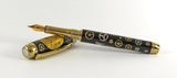 Queens Fountain Watchpart pen with Vintage Rolex dial