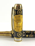 Queens Fountain Watchpart pen with Vintage Rolex dial