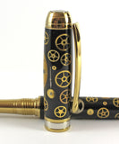 Queens Fountain Watchpart pen with Vintage Rolex dial