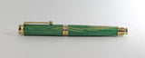 Trinity Gold Fountain Pen in Green Dyed Sycamore