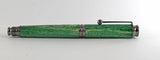 Trinity Gunmetal Fountain Pen in Green Dyed Sycamore