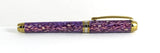 Queens Fountain pen in Conway Stewart Purple Tiffany Casein