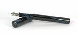 Japanese Nikko Blue & Black Mottled Ebonite Wolfson Fountain Pen