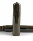 Japanese Nikko Orange & Black Ebonite Wolfson Fountain Pen