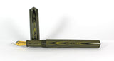 Japanese Nikko Yellow & Black Ebonite Wolfson Fountain Pen