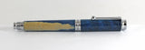 Trinity Chrome Fountain Pen in Blue Dyed Sycamore