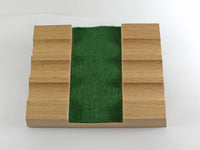 Beech 3 Pen Rest with Green baize