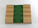 Beech 3 Pen Rest with Green baize