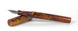 Homerton fountain pen in Amboyna Burl