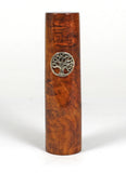 Homerton fountain pen in Amboyna Burl Bock nib