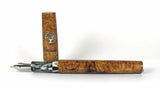 Homerton fountain pen in Big Leaf Maple