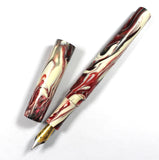 Homerton in Brooks Black Cherry Koi Fountain Pen