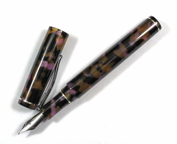 Blackcurrant & Liquorice Erinoid Cellulose Acetate Fountain pen