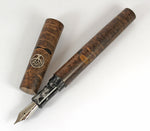 Homerton fountain pen in Pheasant Wood Burl