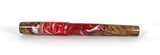Red Spalted Big Leaf Maple Burl Hybrid Fountain Pen
