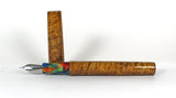 Homerton fountain pen in Cheesewood Burl