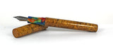 Homerton fountain pen in Cheesewood Burl
