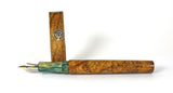 Homerton fountain pen in Cheesewood Burl
