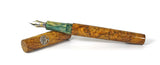Homerton fountain pen in Cheesewood Burl