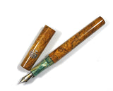 Homerton fountain pen in Cheesewood Burl