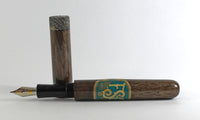 English Walnut Cigar pen with FSG band and Ash