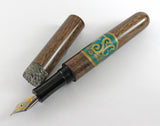 English Walnut Cigar pen with FSG band and Ash