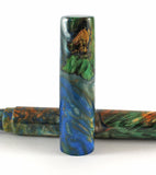 Dyed Box Elder Burl Hybrid Fountain Pen