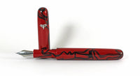 Churchill "Red Devil" Kirinite Fountain Pen