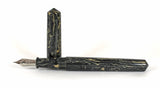 Black and White Ebonite Wolfson Fountain Pen