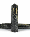 Black and White Ebonite Wolfson Fountain Pen