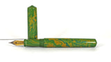 Green and Yellow Ebonite Wolfson Fountain Pen