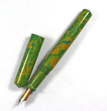 Green and Yellow Ebonite Wolfson Fountain Pen