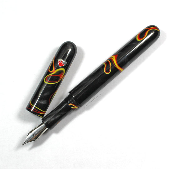 Churchill "Fire & Brimstone" Kirinite Fountain Pen