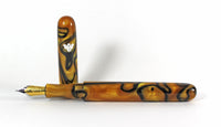 Churchill "Golden Honey" Kirinite Fountain Pen