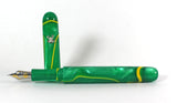 Churchill "Green Bay" Kirinite Fountain Pen