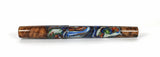 Blue & Gold Big Leaf Maple Burl Hybrid Fountain Pen Bock Nib