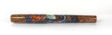 Blue & Gold Big Leaf Maple Burl Hybrid Fountain Pen JoWo Nib