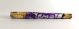 Purple Swirl Buckeye Burl Hybrid Fountain Pen