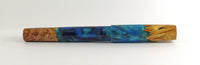 Blue Box Elder Burl Hybrid Fountain Pen