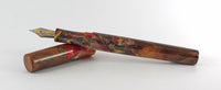 Mallee Burl Hybrid Flame Fountain Pen