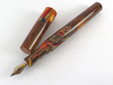 Mallee Burl Hybrid Flame Fountain Pen