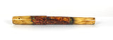 Gold swirl Box Elder Burl Hybrid Fountain Pen Bock Nib