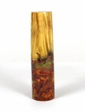 Gold swirl Box Elder Burl Hybrid Fountain Pen Bock Nib